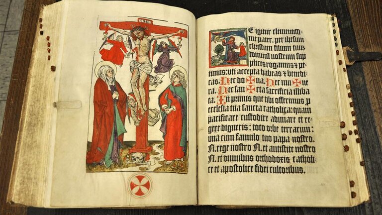 Das Hildesheimer Missale von 1499, bis zur Reformation in den Goslarer Kirchen und Klöstern war es das gültige Mess-Buch
